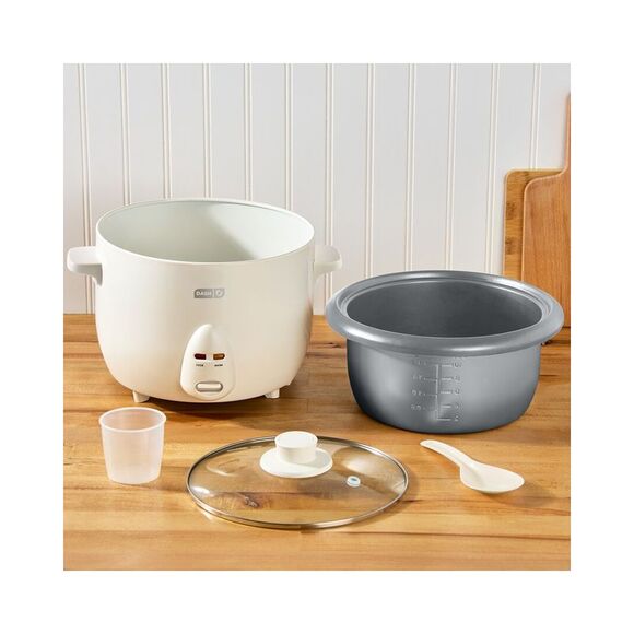 Dash Family Rice Cooker, White - Picture 8 of 8